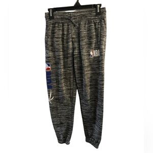 NBA YOUTH Gray Basketball Jogger Sweatpants